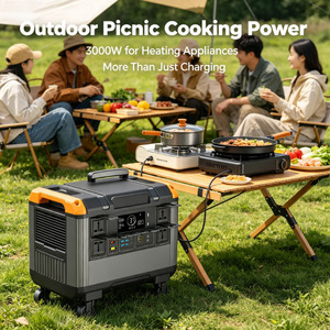 เครื่องกำเนิดไฟฟ้าแบบพกพา Super Quiet 3000W 220v 50hz คลื่นไซน์บริสุทธิ์ สำหรับใช้สำรองกลางแจ้ง - Product Image 5