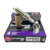 Bujías NGK, sistema de motor automático láser genuino Original 91784 LKAR8BHX, aleación de rutenio, reemplazo de OEM 90919012