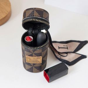 Organisateur de rouge à lèvres pour femmes, porte-gloss à lèvres, porte-clés, impression UV, design de dessin animé mignon, matériau durable, acier inoxydable pour filles - Product Image 2