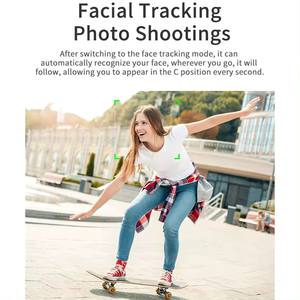 Trépied robotisé pour selfie AI, création de contenu vidéo, prise de vue à 360°, suivi du visage, trépied pour téléphone, suivi automatique du mouvement, support de téléphone - Product Image 2