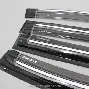 Visera para Ventana de Coche, Protección y Decoración de Lujo, Negro Oscuro/Transparente para Bt-50 - Product Image 4