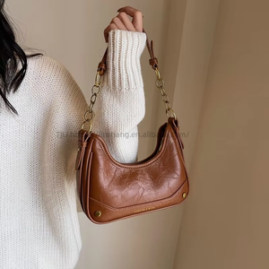 Hot Sale New Arrivals PU Leather <b>Purse</b> Ladies Crossbody Bag Women Solid Color Retro <b>Small</b> Single Strap Bag Tanjing - Product Image 6