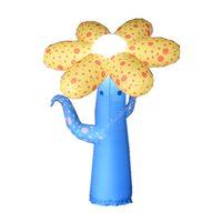 Fleur gonflable géante en PVC personnalisée avec logo pour la publicité et la décoration d'événements en plein air
