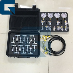 Kit de test portable pour manomètre de pression hydraulique de carburant d'excavatrice, pression de frein hydraulique et pression de gaz - Product Image 1