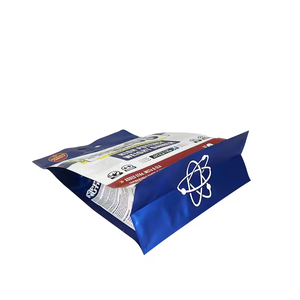 Sacs d'emballage personnalisés de poudre de protéine de lactosérum BOPP imprimés par gravure de qualité alimentaire avec sacs à fond <span class=keywords><strong>carré</strong></span> en aluminium à fermeture éclair - Product Image 4
