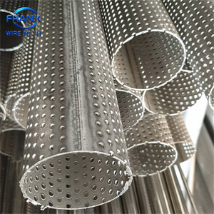 Cylindre filtrant perforé en acier inoxydable 304 à trous ronds, tube perforé pour l'industrie de la filtration chimique - Product Image 4