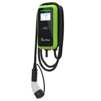 Connecteur mural AC BISEN BS-EV 7-22kW pour chargeur de véhicule électrique avec sortie 32A et câble de 5 m pour station de recharge de véhicules électriques