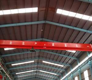 Grue à poutre simple certifiée CE pour sidérurgie - Le cheval de bataille du levage - Product Image 1