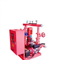 Pompe à eau diesel pour hydrant d'incendie, grande capacité, haute pression, 750 GPM, 12 bars, pompe jockey EDJ, personnalisée en usine