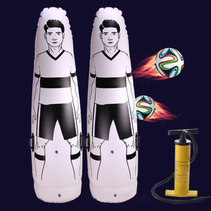 Maniquí inflable de fútbol americano blanco de 70 pulgadas, equipo de entrenamiento de Maniquí de portero para jugadores de fútbol - Product Image 3