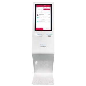 Large Lcd Touch Screen <b>Printer</b> Inquiry Machine Self Service POS Kiosk <b>Card</b> - Product Image 2