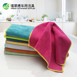 Chiffon de cuisine épais carré absorbant, couleurs mélangées, pour usage domestique - Product Image 3