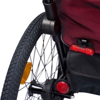 Petite poussette pour chien et remorque de vélo d'aventure en plein air pour la randonnée