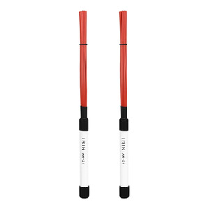 IRIN Nylon Bộ gõ trống bàn chải Jazz trống dính với ABS xử lý và hộp chùm khung nhạc cụ vồ loại phụ kiện - Product Image 3