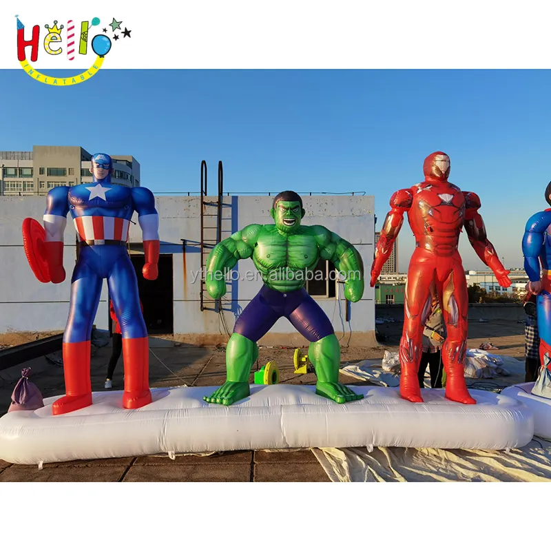 आउटडोर inflatable मॉडल विशाल अमेरिकी फिल्म inflatable कार्टून चरित्र inflatable पेशी मैन स्पाइडर