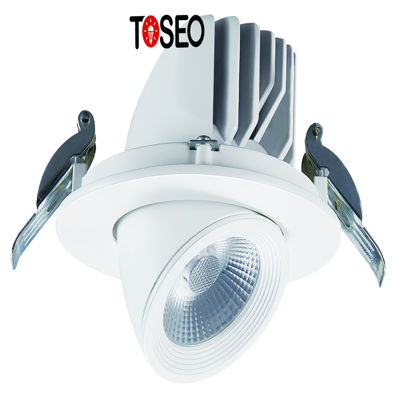 Adjustable LED Ceiling Spotlights 2700k 3000k 4000k White RoHS Approved