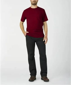 Camiseta de Hombre al por Mayor con Bolsillo, Cuello Redondo, Corte Holgado, Transpirable, Manga Corta, Poliéster/Algodón, Antiarrugas y de Secado Rápido - Product Image 4