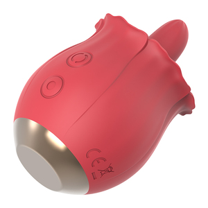 <strong>2026</strong> New Design Rose Clitoral Stimulator Swaying Tongue USB Rechargeable Silicone Vibrator Women OEM Custom Logo Adult <strong>Sex</strong> <strong>Toy</strong> 7 - Product Image 5