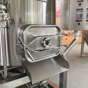 Sistema de elaboración de cerveza de acero inoxidable 2bbl micro breweri con buen precio a la venta/3 recipientes 2bbl Brewhouse