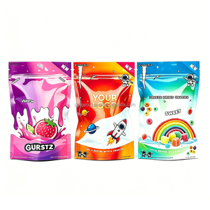 Customized Resealable Zipper Smell Proof Freeze Dried Gummy Candy Cake <b>Bread</b> Spices Powder Stand up Pouch Doypack <b>Bag</b> Mylar <b>Bag</b> - Product Image 2