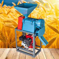 Prix d'usine 90 Modèle 400KG/H Machine à décortiquer le riz automatique Mini moulin à riz Séparateur de paille de riz