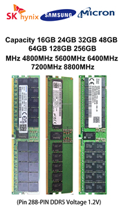 แรมเซิร์ฟเวอร์คุณภาพสูง Sung Stable รุ่น DDR5 32G 5600Mhz 2Rx8 REG ECC Rdimm โมดูลหน่วยความจำเซิร์ฟเวอร์แบบลงทะเบียน 1.2V M321R4GA3PB0-CWM Ecc Se - Product Image 6