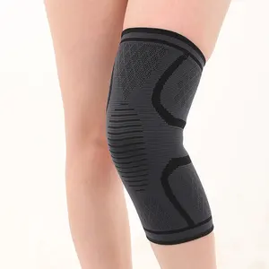 Hete Verkoop Hoge Elastische Compressie Knie Mouw Beste Knie Brace Voor Mannen & Vrouwen Knie Ondersteuning