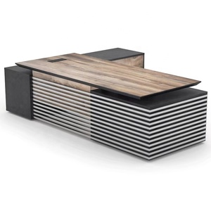 Bureau de Direction Moderne High-Tech, Bureau de Cadre Réglable, Bureau de Patron en Forme de L, Bureau de PDG - Product Image 3