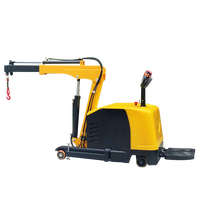Fournisseur chinois de mini-grue mobile électrique hydraulique de petite taille, 1,2 tonne, 2 tonnes, flexible