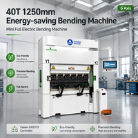 Presse plieuse CNC électrique pure 400KN 1250MM 6+1 axes avec traitement de noircissement du moule Delem DA53TX