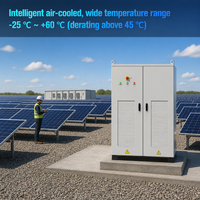 Système de conversion d'énergie solaire (PCS) - Boîtier de distribution - Megarevo MPS Hybride 550 kW 720 A 400 V IP55 - Inverseur de stockage d'énergie