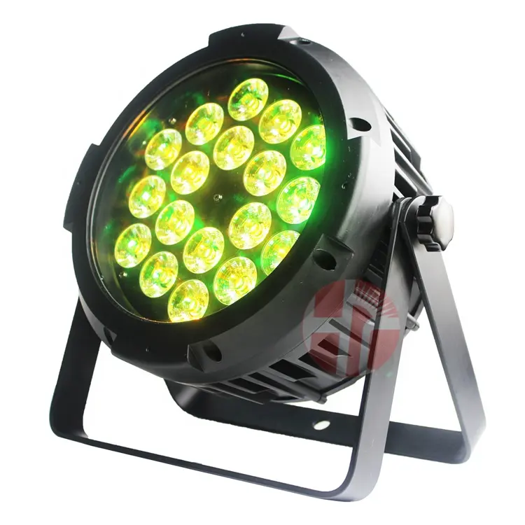 China Leverancier Outdoor Rgbw 18*10W Led Par Licht Of Par64 Waterdichte Batterij Aangedreven Draadloze Dmx Led Verlichting