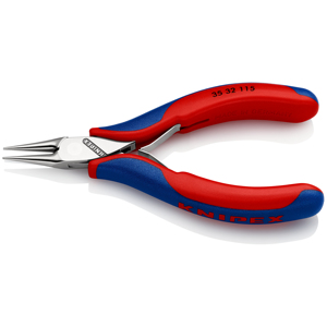 KNIPEX 35 32 115 Special electronics <b>pliers</b> with multi-component handles 115 mm - Product Image 2