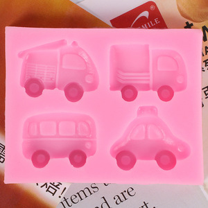 Offre Spéciale Délicate <span class=keywords><strong>Mini</strong></span> Voitures Forme <span class=keywords><strong>Moule</strong></span> Gâteau Décoration Outils De Cuisson Fondant Silicone <span class=keywords><strong>Moule</strong></span> - Product Image 3