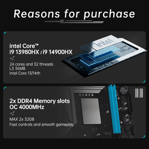 Placas Base MATX Personalizables, Intel Serie HX I5-i7-i9 13ª-14ª Generación DDR4, Soluciones para Juegos e Industria |   Suministro al por Mayor OEM/ODM - Product Image 3