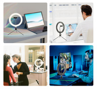 Anneau lumineux LED 10 pouces 26cm Offre Spéciale lumière d'appoint professionnelle pour le maquillage, la photographie, le studio de diffusion vidéo en direct