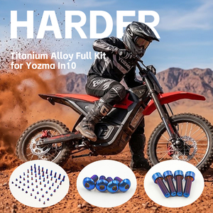 Kit Completo de Tornillos de Titanio Azul Ti6Al4V GR5, Juego de Tornillos de Titanio GR5 para Yozma en 10 Off-Road E-Dirt Bike - Product Image 4