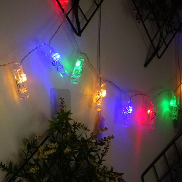 Hot Selling Small Clip Decoration Gift LED String Lights Fairy Lights Led Decoration Light for Wall