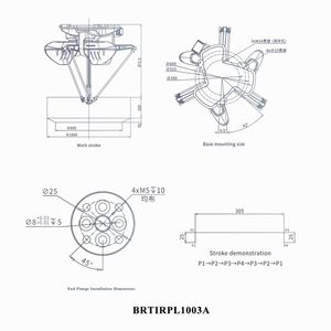 BRTIRPL1003A Nuevo Robot Industrial Delta Mejorado con Capacidad de Carga de 3 kg, Pinza Paralela y Sistema de Visión para Clasificación - Product Image 3