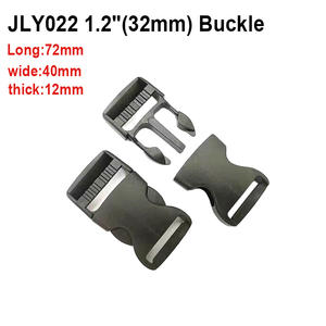 สายรัดกระเป๋าแบบปรับได้ ผลิตจากพลาสติกที่เป็นมิตรกับสิ่งแวดล้อม สีดำด้าน พร้อมหัวเข็มขัดปลดเร็ว ทนทาน กันน้ำ เหมาะสำหรับการใช้งานทางยุทธวิธี - Product Image 5