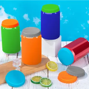 Factory Custom Picnic Creative Reusable Drink Cap Leak-proof Can Cap Beer Bottle Lid Soda Cola Silicone Seal Cap For Party