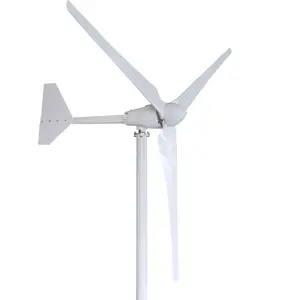 Strong Power 2000W Wind Turbine Generator with 48V 96V 120V 220V Voltage 2KW Windmill with 1400MM Length FRP Blades with CE