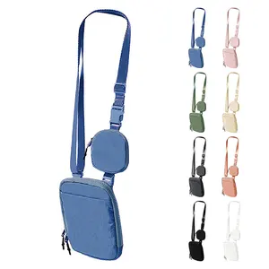 Mode Draagbare Meerlagige Zak Borst Tassen Custom Waterdichte Één Schoudertassen Crossbody Mini Riem Tas Voor Unisex