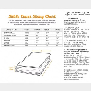 Muestra gratuita de funda para Biblia de poliéster sintético marrón, bolsa para Biblia con cremallera resistente - Product Image 6