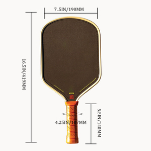 Paleta de Pickleball Alargada Bread and Butter Loco 2026, Núcleo de Espuma de Doble Densidad de 16 mm, Fibra de Carbono Cruda Híbrida CFC T700 - Product Image 2