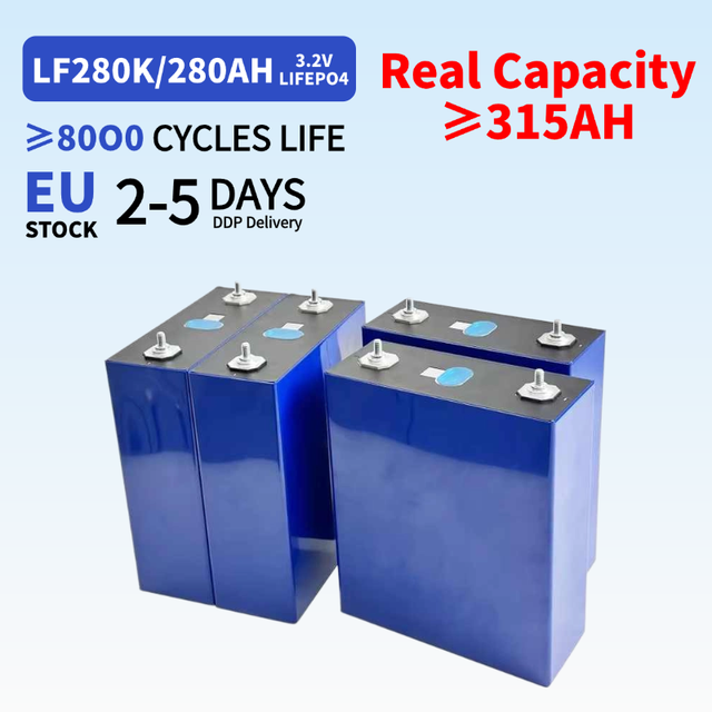 CATL 3.2V 314Ah LiFePO4 896Wh Battery Cell 3000 Cycle Life 5-Year Warranty Solar Energy Storage RV Golf Cart EV UPS