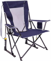 Chaise pliante de camping moderne et portable, design élégant, capacité 150 kg, en tissu Oxford et métal aluminium, idéale pour le jardin, la plage, la pêche et le camping