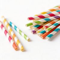 Pailles en papier biodégradables jetables de qualité alimentaire, écologiques, non toxiques et recyclables