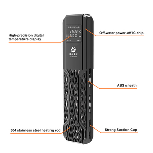 เครื่องควบคุมอุณหภูมิอัจฉริยะ 300W 500W 800W 1000W 1200W พร้อมหน้าจอดิจิตอล เทอร์โมสตัท ฮีตเตอร์สำหรับตู้ปลา แท่งทำความร้อนสำหรับตู้ปลา - Product Image 6