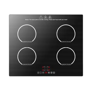 7500W high-powe Kitchen appliances 4 burner induction stove r induction sealing machine hornilla de induction infrared cooker